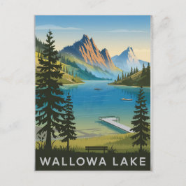Walowa Lake Vintag Postkarte
