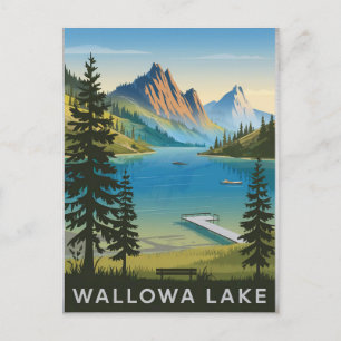 Walowa-See Vintage Postkarte