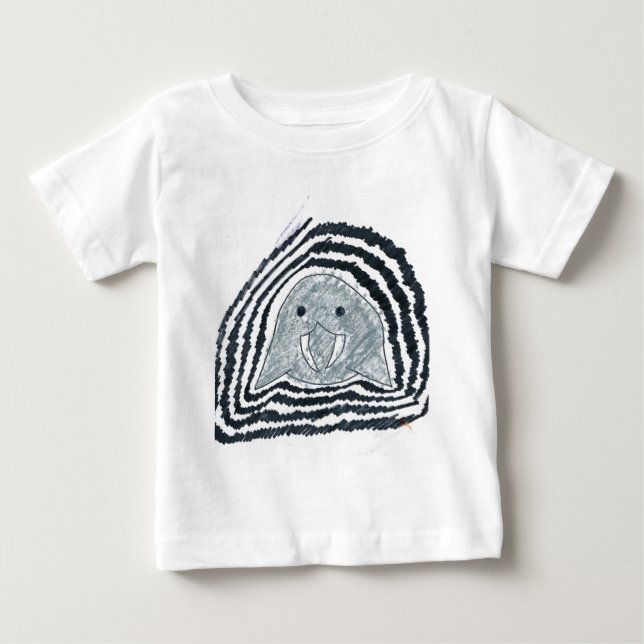 Walroß Baby T-shirt (Vorderseite)