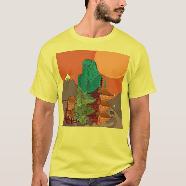 Walross-großes Geschäft T-Shirt (Vorderseite)
