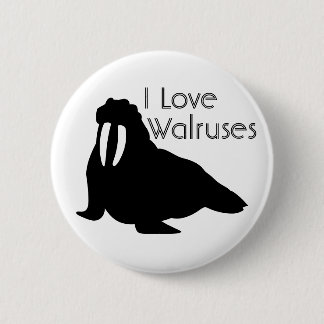 Walross-Liebe-Knopf Button