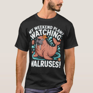 Walross Liebhaber Meer Kreaturen Ozean Tiere Marin T-Shirt