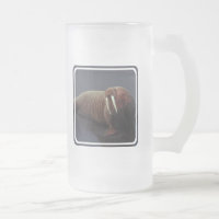 Walross-mattierte Bier-Tasse