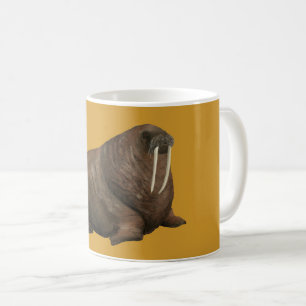 Walross-Tasse Gelb Kaffeetasse