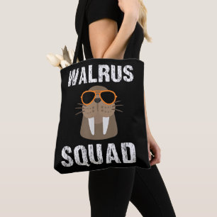 WALROSS TRUPP SÜß LUSTIG MEERES-TIER LIEBHABER TASCHE