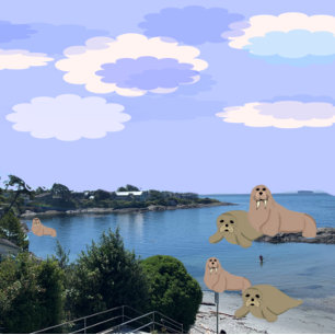 Walrus and Sea Lions Ocean Jigsaw Puzzle