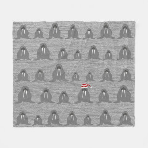 Walrus Fleece Blanket