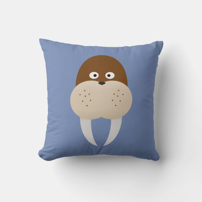 Walrus Kissen (Vorderseite)