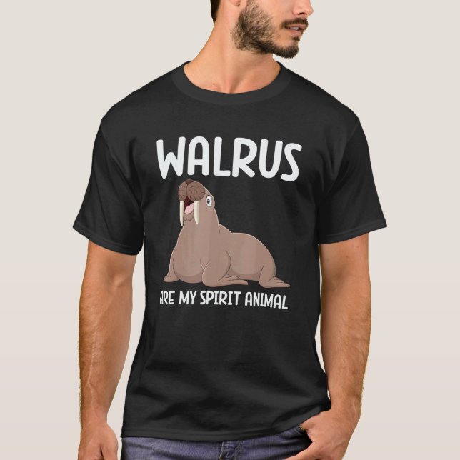 Walrus Mammal Animals Walrus  Seal Animal T-Shirt (Vorderseite)