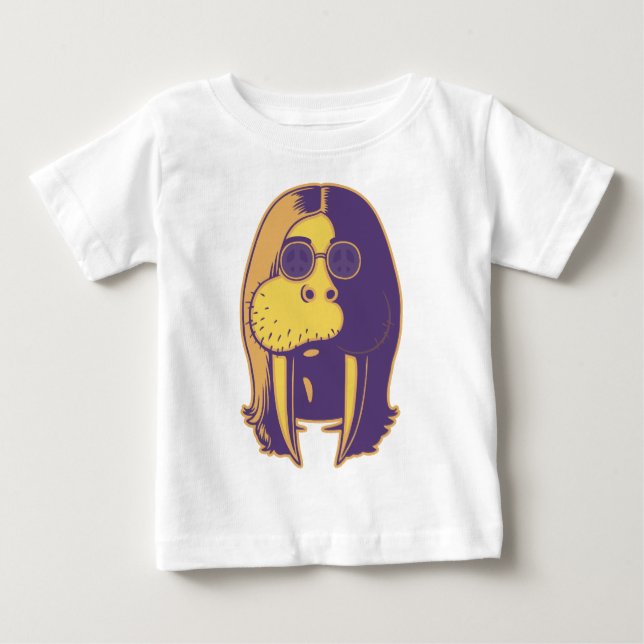 Walrus Man Baby T-shirt (Vorderseite)