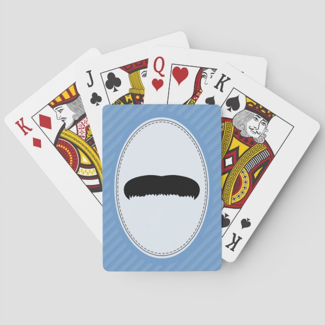 Walrus Mustache Spielkarten (Rückseite)