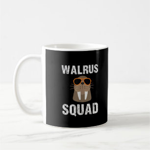 WALRUS SQUAD NIEDLICH FUNNY SEE TIERE LOVER KAFFEETASSE