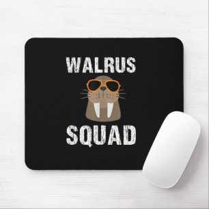 WALRUS SQUAD NIEDLICH FUNNY SEE TIERE LOVER MOUSEPAD