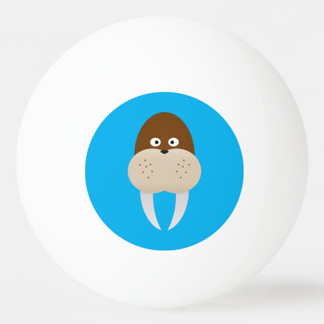 Walrus Tischtennisball (Vorderseite)