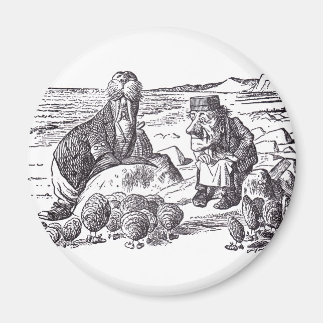 Walrus und Carpenter 2 Magnet (Vorne)