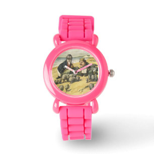Walrus und Carpenter Armbanduhr