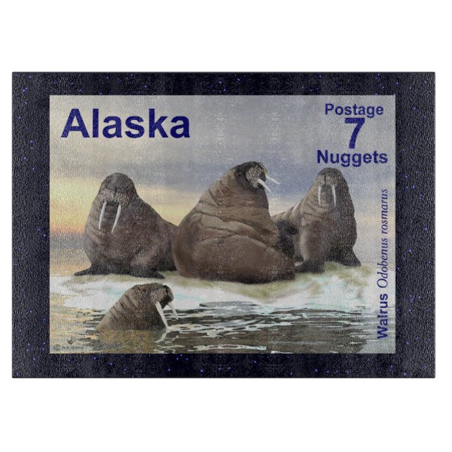 Walrus - Vier Brüder Schneidebrett (Vorderseite)