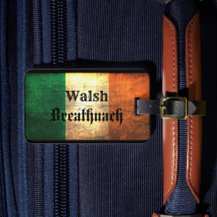 Walsh Irish Flag Gepäckanhänger