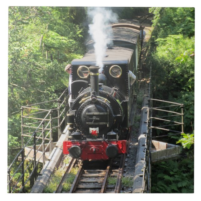 Walsh Steam Train. Fliese (Vorderseite)