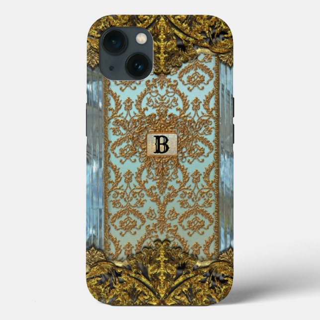 Walshdean Elegant Viktorianisch Monogram  Case-Mate iPhone Hülle (Rückseite)