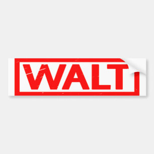 Walt Briefmarke Autoaufkleber