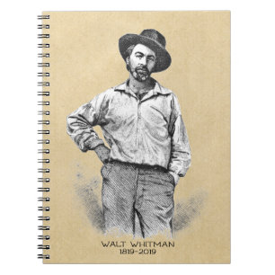 Walt Whitman Bicentennial Birthday Notizblock