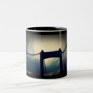 Walt Whitman-Brücken-Philadelphia PA Zweifarbige Tasse
