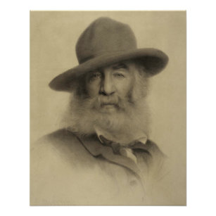 Walt Whitman: Der gute graue Dichter Perfekt Poster