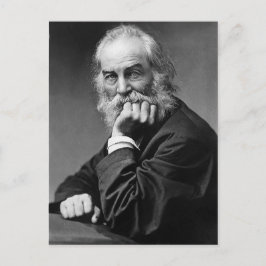 Walt Whitman "Face Always Toward the Sunshine" Postkarte