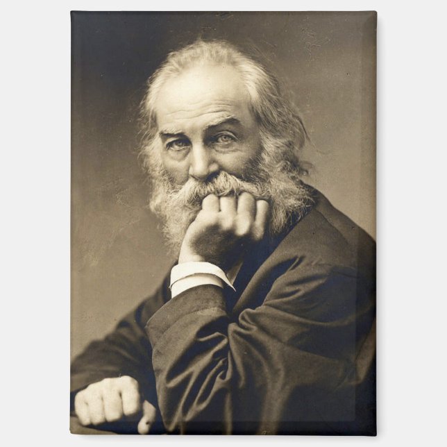 Walt Whitman portrait (1869) Magnet (Vorderseite)