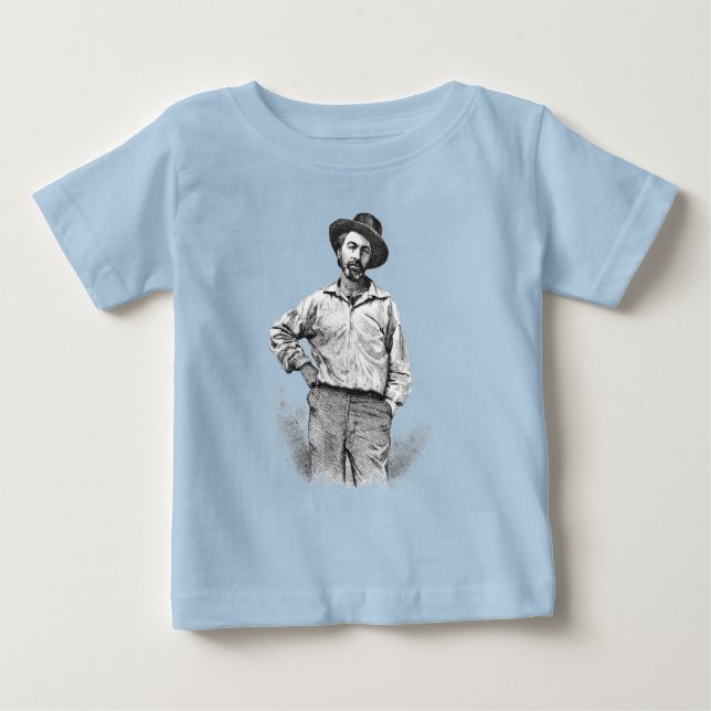 Walt Whitman-Porträt-Kinder Baby T-shirt (Vorderseite)