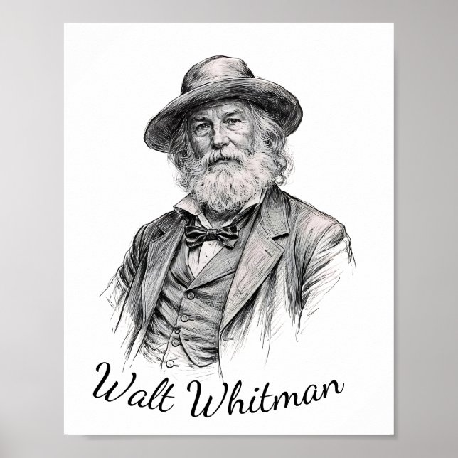 Walt Whitman  Poster (Vorne)