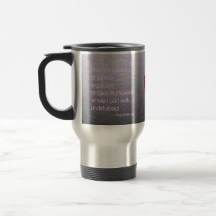 Walt Whitman Tulpen Malerei Aluminium Becher Reisebecher