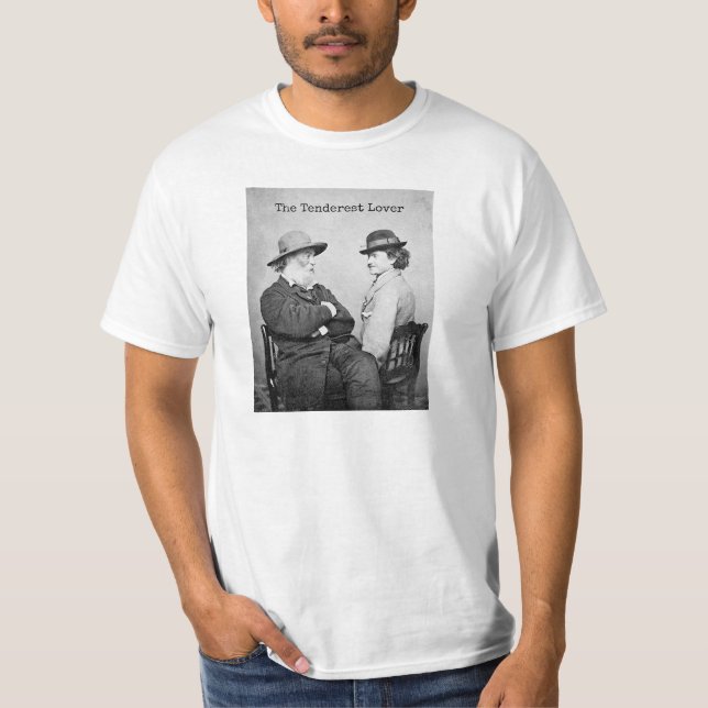 Walt Whitman u. "zartester Liebhaber-" Zitat Peter T-Shirt (Vorderseite)