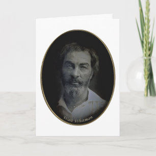 Walt Whitman Verlobung und Hochzeits-Zitat Karte