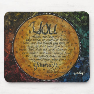 Walt Whitman-Zitat-Mausunterlage durch unASLEEP Mousepad