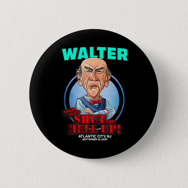 Walter Atlantic City Button (Vorderseite)