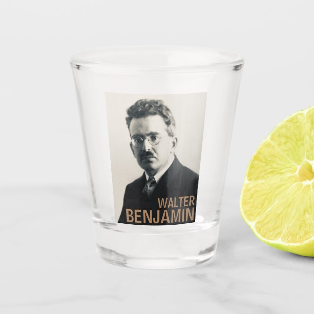 Walter Benjamin Schnapsglas (Vorderseite)