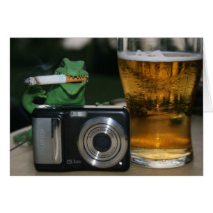 Walter : Bière, clope, appareil-photo