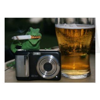 Walter : Bière, clope, appareil-photo