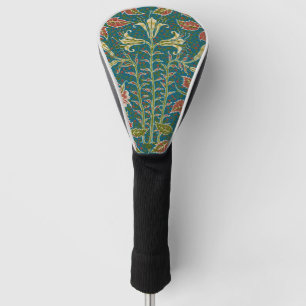 Walter Crane Antike Lilie und Rose Floral Golf Headcover