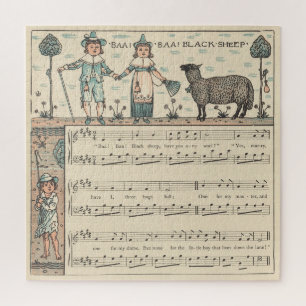 Walter Crane Baa Baa schwarzes Schaf Kinderreim