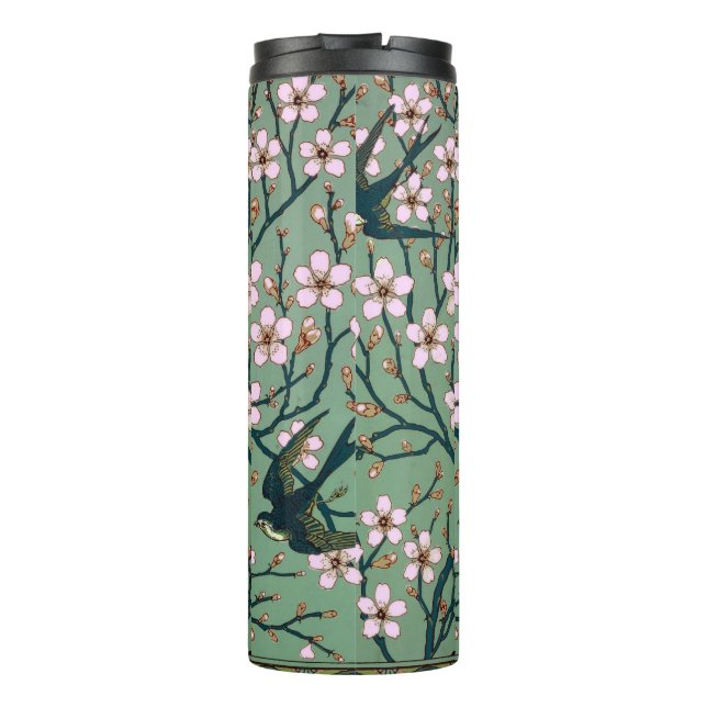 Walter Crane - Schwalben und Mandelblüten Tasse (Rückseite)