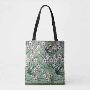 Walter Crane Schwalben und Mandeln Tasche