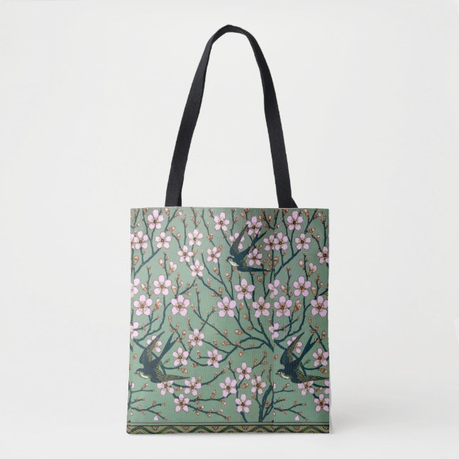 Walter Crane Schwalben und Mandeln Tasche (Vorderseite)