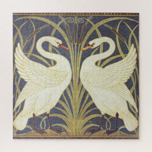 Walter Crane Swan, Rush and Iris Art Nouveau