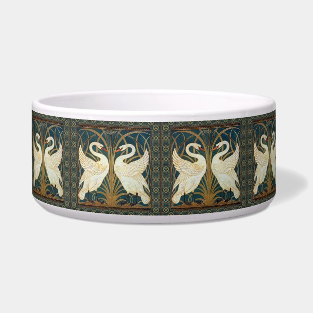 Walter Crane Swan, Rush and Iris Art Nouveau Napf (Links)