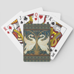 Walter Crane Swan, Rush and Iris Art Nouveau Spielkarten