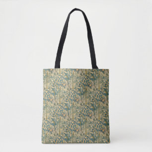 Walter Crane - Vintages Art Nouveau Macaw Muster Tasche