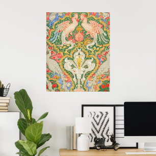 Walter Cranes Cockatoo Garden Poster